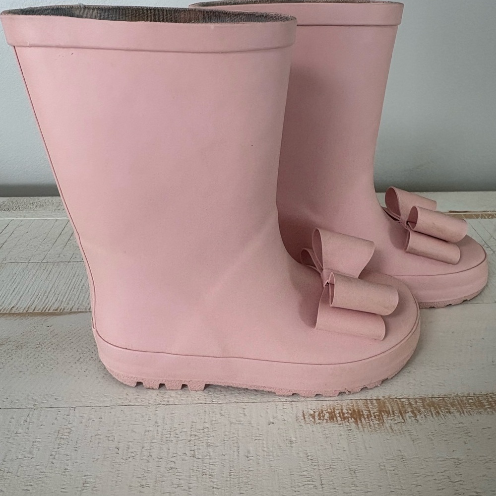 SweetHoney Pink Kids Boots with Bow